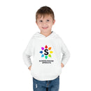 Schoolhouse Sprouts White Rainbow Logo Toddler Pullover Fleece Hoodie