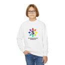 Schoolhouse Sprouts White Rainbow Logo Kids Sweatshirt