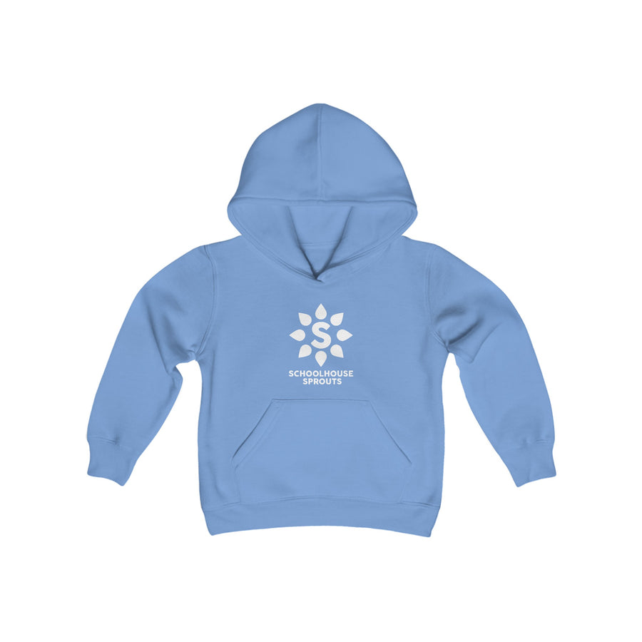 Schoolhouse Sprouts Canvas Logo Kids Hooded Sweatshirt