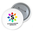 Schoolhouse Sprouts Button Pin