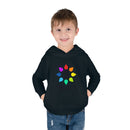 Schoolhouse Sprouts White Rainbow Logo Toddler Pullover Fleece Hoodie