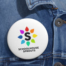 Schoolhouse Sprouts Button Pin