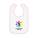 Schoolhouse Sprouts Logo Baby Bib