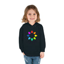 Schoolhouse Sprouts White Rainbow Logo Toddler Pullover Fleece Hoodie