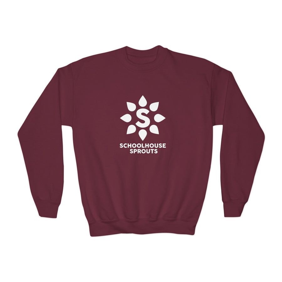 Schoolhouse Sprouts Canvas Logo Kids Sweatshirt